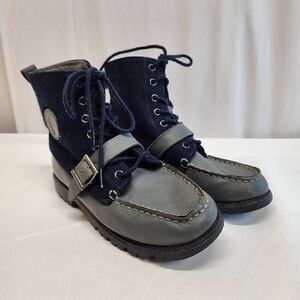 Polo Ralph Lauren Boys Size 5.5 Ranger Navy and Grey K